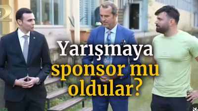 Yarışmaya sponsor mu oldular?